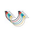 thumbnail image 1 of Maytalsory 6PCS Effect Pedal Cable Studio Shielding Electric Bass Cords Instrument Audio Wire Replacement Repair Metal Connector 30CM 1Set, 1 of 6