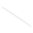 thumbnail image 1 of Double Binding Spines 6.4mm 34 Rings 20 Sheet Capacity Iron Wire With Nylon Coating For Documents Books Notes, 1 of 8