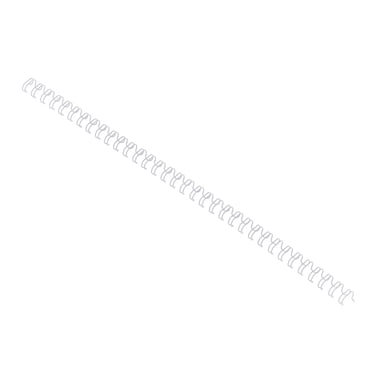 Double Binding Spines 6.4mm 34 Rings 20 Sheet Capacity Iron Wire With Nylon Coating For Documents Books Notes