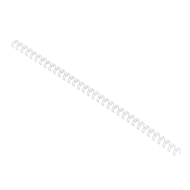 Double Binding Spines 6.4mm 34 Rings 20 Sheet Capacity Iron Wire With Nylon Coating For Documents Books Notes
