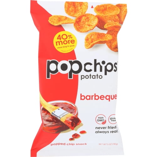 Popchips Chip Barbeque, Case of 12 X 5 Oz