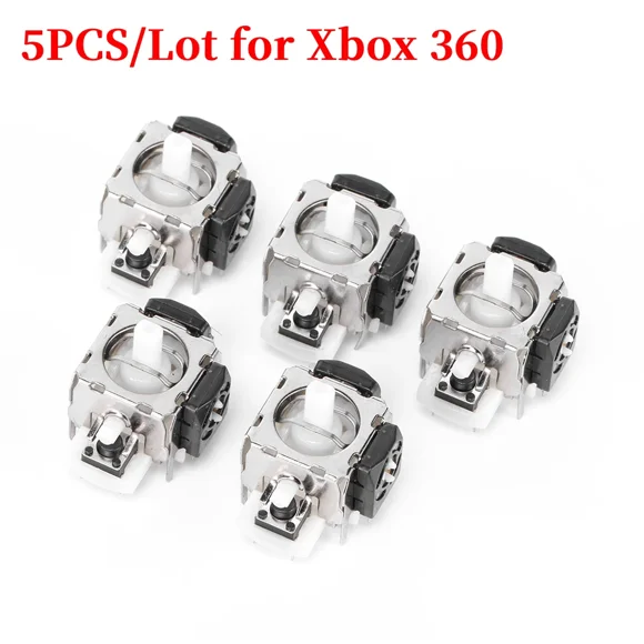 10/5pcs 3D Analog Joystick Stick Sensor Module Potentiometer Thumb Stick Replacement Parts for PlayStation PS5/PS4/PS2/Xbox 360 5pcs for Xbox 360