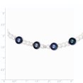 thumbnail image 2 of 14K White Gold FW Cultured Peacock Pearl W/ Mirror Bead Necklace 18 Inch, 2 of 2