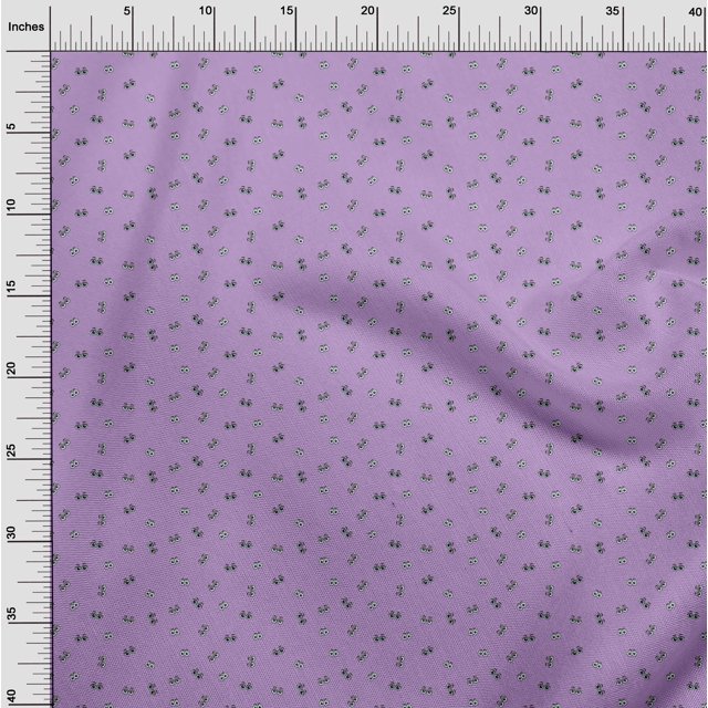 oneOone Polyester Lycra Fabric Eyes Face Print Fabric by The Yard 56 Inch Wide
