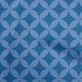 thumbnail image 1 of oneOone Polyester Spandex Medium Blue Fabric Geometric Sewing Craft Projects Fabric Prints By Yard 56 Inch Wide, 1 of 4