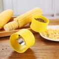 thumbnail image 2 of Zootealy Rabot Broyeur de Maïs en Acier Inoxydable et Plastique Outil de Cuisine Éplucheur de Maïs Broyeur Trancheur Accessoires de Cuisine Râpe pour Légumes Coupeur, 2 of 8