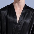 thumbnail image 4 of Fjucha Robes Cotton Bathrobes for Mens Soft Lightweight Unisex Bath Robes M-2XL, 4 of 9