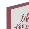 thumbnail image 5 of Dessus de boîte artistique Life is Too Short, 5 of 5