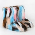 thumbnail image 1 of EGNMCR Bottes d'Hiver pour Femmes, Bottes d'Hiver pour Femmes Bottes Imitation Couleur Mode pour Femmes Bottes Plus Bottes de Neige Chaussures pour Femmes, 1 of 4