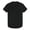 Black, variant on RKSTN Mens Summer Beach Tops Henley T-Shirt Henley Linen Cotton Shirt Casual Short Sleeve T Shirt Pullover Tees Lightweight Curved Hem Plain Tees