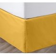 thumbnail image 1 of SGI Bedding 18 Inch Pleated Bed Skirt | Microfiber Bed Skirt | Fade Resistant, Wrinkle Free, Anti-static, Decorative, Extra Storage Space, Clutter-Free | Olympic Queen, Golden, 1 of 6