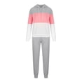 thumbnail image 2 of Birdeem Ensemble pour Femmes Survêtement Chandail Uni Col Rond 2 Pcs Sport Sans Capuche Ensembles, 2 of 6