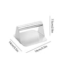 thumbnail image 3 of Vaidha Stainless Steel Meatloaf Meat Press Round Block Burger Press Kitchen Tool Meat Press Pad, 3 of 6