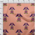 thumbnail image 2 of oneOone Polyester Lycra Fabric Leaves|Bird & Floral Block Print Fabric BTY 56 Inch Wide, 2 of 4