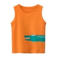 thumbnail image 1 of PMVFHDE T-Shirt Camouflage à Manches Courtes pour Garçons et Filles avec Imprimé Graphique, Col Rond Haut Décontracté pour Enfants Design Unisexe Séchage Rapide Orange, 1 An, 1 of 3