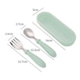 thumbnail image 2 of Tableware 2 Stainless Steel Children's Fork and Spoon Set for Easy Mealtime Training – Star-Shaped Design Durable Cutlery for Young 6PCS, 2 of 3