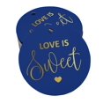 thumbnail image 1 of Inkdotpot Gold Foil Paper Hang Tags Love Is Sweet Wedding Favor Tags 100 Pieces, 1 of 1