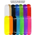 thumbnail image 1 of 8.25" Blank Skateboard Deck Neon Blue Moose 7-Ply Canadian Maple, 1 of 5