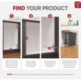 thumbnail image 4 of Rev-A-Shelf Double Pullout Trash Can 35 qt. for Kitchen, Gray, RV-18KD-13C-S, 4 of 12