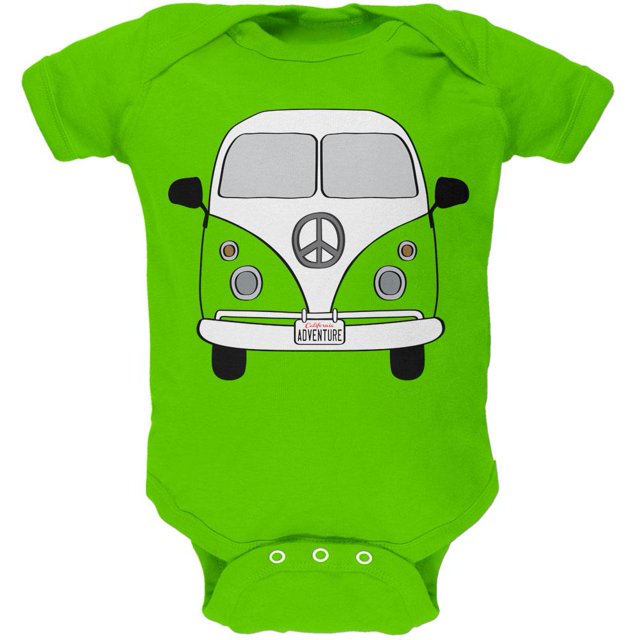 Halloween Travel Bus Costume Camper Adventure Soft Baby One Piece