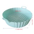 thumbnail image 3 of Rbaofujie Doublures en Silicone pour Friteuse à Air Chaud Pot Réutilisable Poêle de Cuisson pour Friteuse Tapis de Friteuse Doublure de Friteuse 7,5 Pouces Doublures en Silicone pour Friteuse à Air Réutilisables, 3 of 7