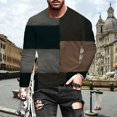 thumbnail image 2 of AMERTEER T-shirt Décontracté pour Hommes Impression Numérique 3D Col Rond Manches Longues, 2 of 6