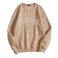 thumbnail image 1 of 2025 Femmes Décontracté Manches Longues Hommes Manches Longues Chandail à Capuchon T-Shirts Graphiques Col Rond Noël Veste Femmes Col Chandails Molletonnés Chandail à Enfiler Hauts Chandails à Capuchon Femmes pour, 1 of 5
