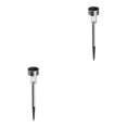 thumbnail image 2 of jesticaly 2 Pcs Lampe de Pelouse Solaire en Acier Inoxydable IP44 pour Jardin Extérieur Chemin Paysager Blanc Chaud 2Ensemble, 2 of 6