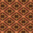 thumbnail image 1 of Ahgly Company Tapis de Zone Carré Orange Lavable en Machine, 8 Pieds Carré, 1 of 7