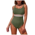 thumbnail image 1 of WUANDIXFA Maillots de Bain pour Femmes Robe de Bain Mode Maillots Rehausseur Maillot de Bain une Pièce AG,L, 1 of 6