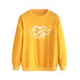 thumbnail image 3 of Hauts à Manches Longues pour Femmes Décontractés Impression Empreintes Raglan Chemises Blouses Hauts Décontractés Longs pour Femmes, 3 of 4