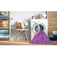 thumbnail image 2 of Ahgly Company Tapis d'Intérieur Rectangulaire Transitionnel Lavable à la Machine, Rose Néon Vif Violet, 6 Pieds x 9 Pieds, 2 of 7