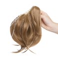 thumbnail image 3 of 12” Adjustable Messy Style Ponytail Hair Extension With Jaw Claw Synthetic Hairpiece, 3 of 6