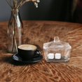 thumbnail image 4 of HLONK Clear Glass Sugar Jar With Lid Storage Jar For Coffee Stations Office And Kitchen Sugar Container Elegant Design Easy To Use Canister, 4 of 8