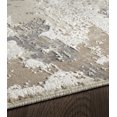 thumbnail image 4 of 8' x 10' Dark Grey Cream Textured Abstract Rug, 4 of 4