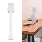 Adaptateur de prise tournante, Expandeur de socket de puissance, 3 Plongez la bande d'alimentation des sorties électriques, 22 à 34 Extension de pouce avec 180 Base tournante de degré
