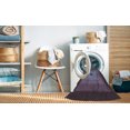 thumbnail image 2 of Ahgly Company Machine Washable Indoor Square Transitional Plum Purple Area Rugs, 7' Square, 2 of 7