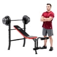 thumbnail image 1 of Marcy Pro Standard Bench with 45.4 kg (100 lb.) Weight Set, 1 of 1