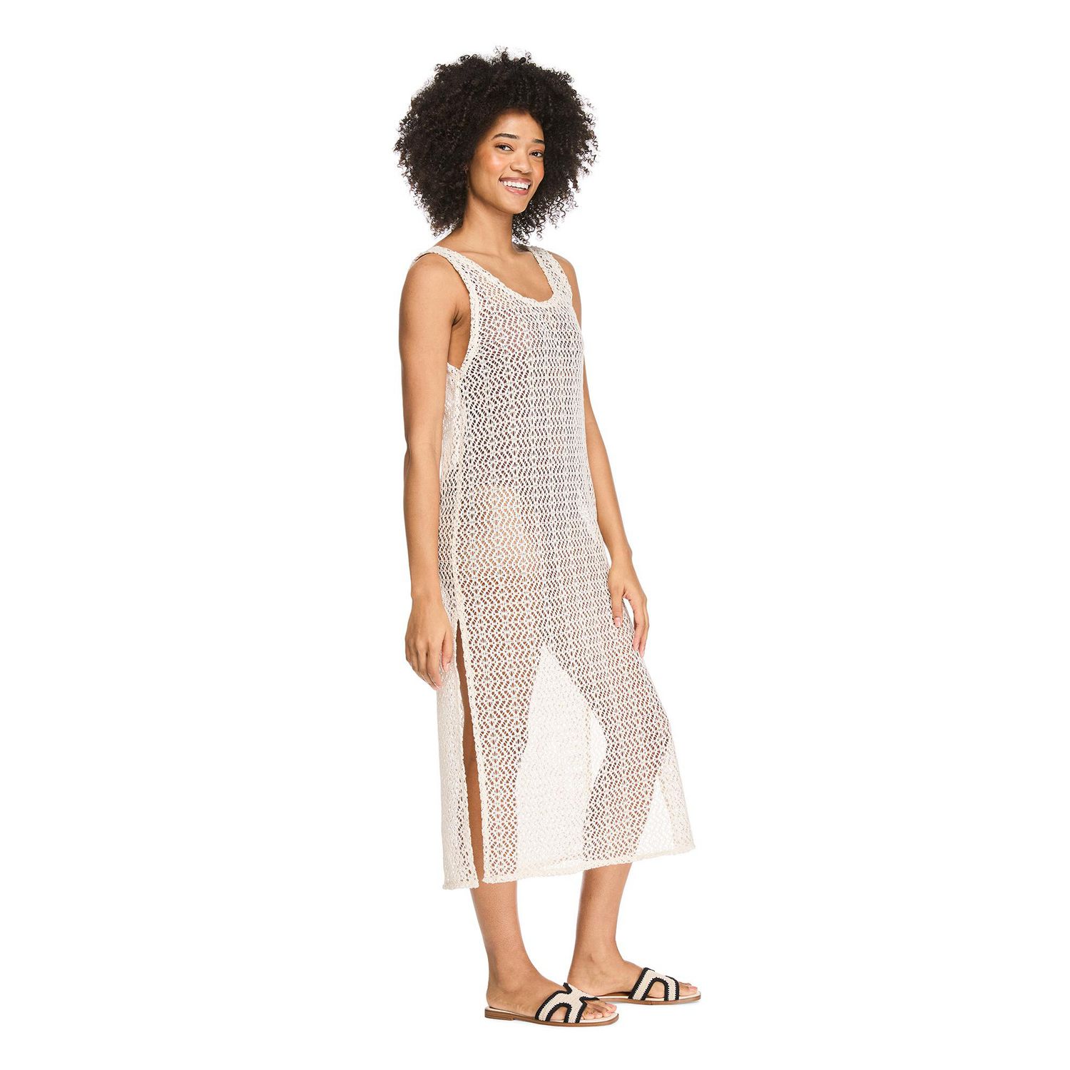 Robe cache-maillot en crochet George pour femmes