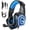 Blue, variant on Gaming Headset w/Mic for Xbox One, PS5, PS4, PC, Nintendo Switch playstation 5 - Stereo Bass Headphones - 3.5mm - Lightweight Over Ear Headphones with LED Light, Volume Control, Noise Canceling