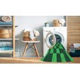 thumbnail image 2 of Ahgly Tapis d'Intérieur Lavable en Machine Carré Vert Émeraude Profond, 6 Pieds Carré, 2 of 7