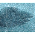 thumbnail image 5 of oneOone Viscose Chiffon Medium Blue Fabric Block Craft Projects Decor Fabric Printed By The Yard 42 Inch Wide-HX, 5 of 5