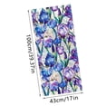 thumbnail image 3 of Rainbow Floral Static Cling Window Film Removable Decal for Glass Door Privacy No Botanical Design, 3 of 5