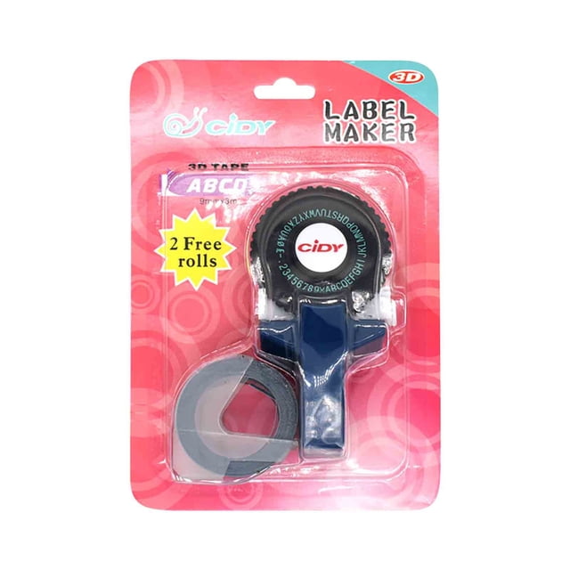 Vaidha Mini Manual Label Machine C101 Embossing Machine Engraving Machine Hand Tent Decorative Tape Paper