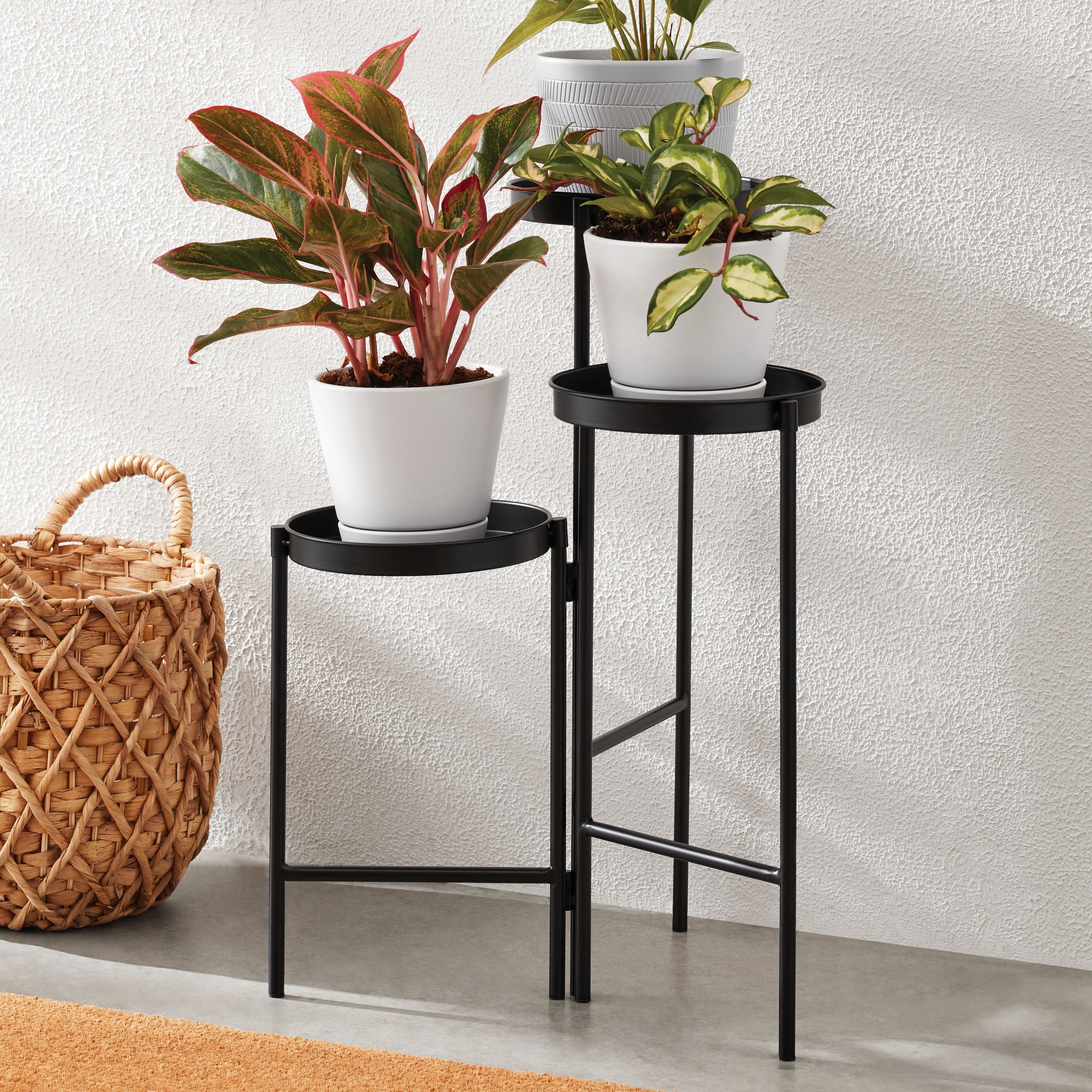 Mainstays Porte-plantes de 8" en Métal à 3 Niveaux