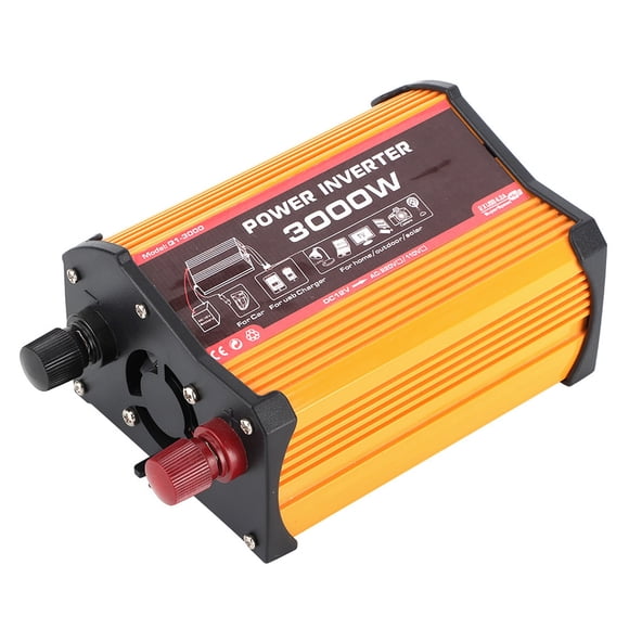 Car Inverter, Multi-function Sturdy Sine Wave Inverter, Portable DVD Players Lights For TV Kindle 12V To 110V,12V To 220V