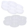 thumbnail image 4 of Paint Palette, Plum Shaped Sturdy Light Plastic Palette  For Painting Projects For Studio Painting For Craft Projects, 4 of 8