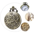 thumbnail image 2 of MasteelfCA Retro Quartz Pocket Watches Necklace Chain Watches Pendant Clock Decoration, 2 of 8