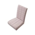 thumbnail image 2 of EGNMCR Home Decor, Room Decor, Wall Decor Elastic Dining Table Chair Cover Half Round Household Chair Cover Cushion Backrest One Universals Chair Flock Stools Cover Cover, 2 of 6