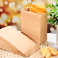 thumbnail image 1 of OUNONA 120Pcs Large Kraft Paper Bags for Treats Snacks Bread Food Storage Brown, 1 of 4